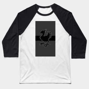 Chocobo Black Baseball T-Shirt